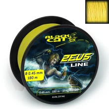 BLACK CAT - Šňůra Zeus Line 180 m 37 kg 82 lbs žlutá 0,45 mm