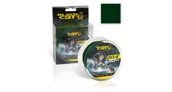 BLACK CAT - Splétaná šňůra Zeus Line G2 0,38 mm 37 kg 250 m