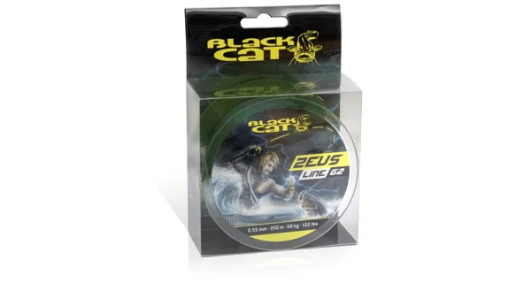 BLACK CAT - Splétaná šňůra Zeus Line G2 0,38 mm 37 kg 250 m