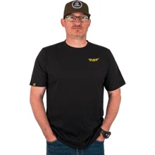 BLACK CAT - Tričko Chase Dreams Black Tee vel. M