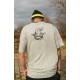 BLACK CAT - Tričko Grey Marl T-Shirt vel. XL