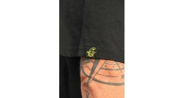 BLACK CAT - Tričko Logo Black T-Shirt vel. M