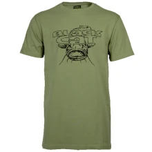 BLACK CAT - Tričko Military Shirt Green vel. S