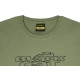 BLACK CAT - Tričko Military Shirt Green vel. S