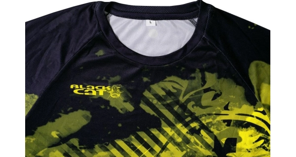 BLACK CAT - Triko Fishing Jersey UV vel. 3XL