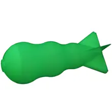 BOMBER ROCKET - Krmná raketa Luminescent