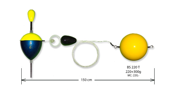 BUBENÍK - Bójka na sumce trhací 150 cm 220+300 g