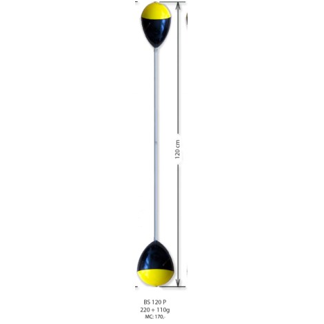 BUBENÍK - Bójka sumec průběžná 220 + 110 g 120 cm