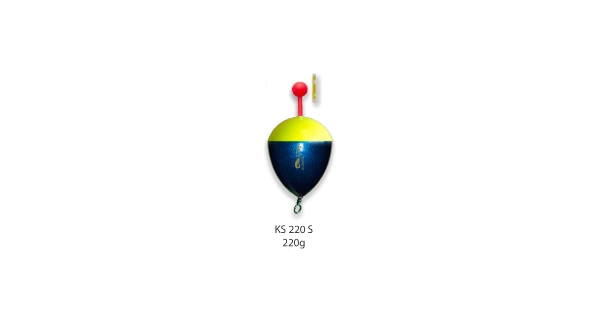 BUBENÍK - Kačena sumec splavávací 220 g žlutá + modrá