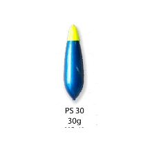 BUBENÍK - Podvodní splávek 30 g žlutá + modrá