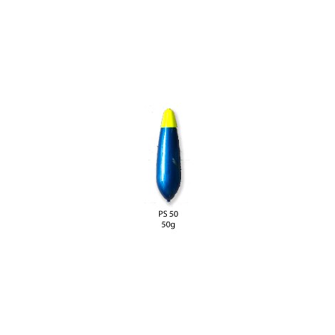 BUBENÍK - Podvodní splávek 50 g žlutá + modrá