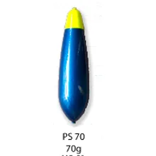 BUBENÍK - Podvodní splávek 70 g žlutá + modrá