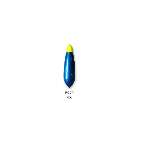 BUBENÍK - Podvodní splávek 70 g žlutá + modrá