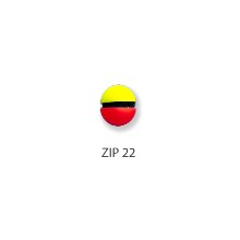 BUBENÍK - Suchý zip - číhátko pěnový polystyren - signální barvy červená + žlutá 22 mm