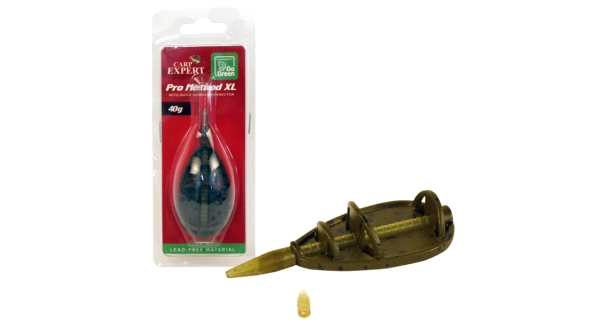 CARP EXPERT - Košík Pro Method Go Green vel. XL 40 g