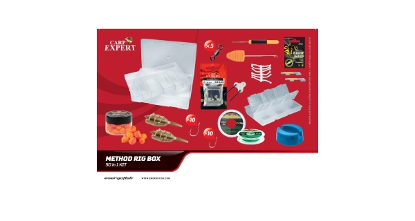 CARP EXPERT - Krabička Method Rig Box sada 50 ks