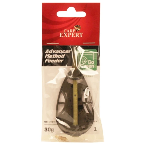 CARP EXPERT - Krmítko Advancer Method Feeder Go Green 30 g