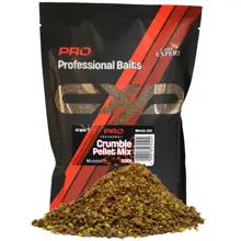CARP EXPERT - Krmná směs Pro Crumble Pellet Mix 800 g Mussel