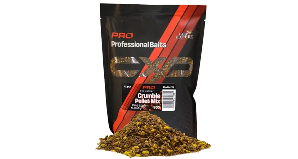 CARP EXPERT - Krmná směs Pro Crumble Pellet Mix 800 g Pineapple N-Butyric