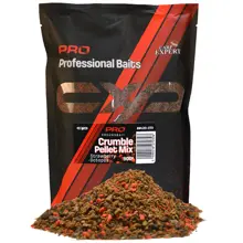 CARP EXPERT - Krmná směs Pro Crumble Pellet Mix 800 g Strawberry Octopus