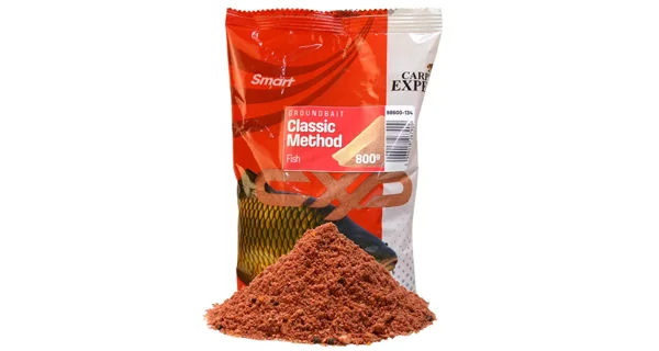 CARP EXPERT - Krmná směs Smart Groundbait Classic Method 800 g Fish