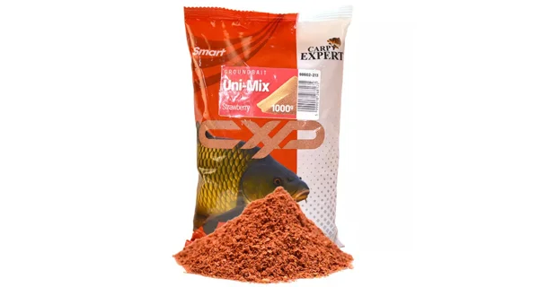 CARP EXPERT - Krmná směs Smart Groundbait Uni-Mix 1 kg Strawberry