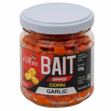 CARP EXPERT - Kukuřice v dipu Bait Dipped Corn Česnek 212 ml