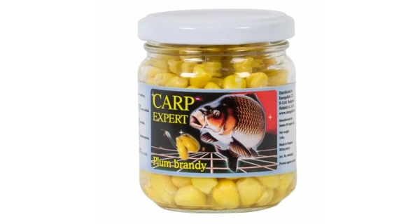 CARP EXPERT - Kukuřice v dipu Bait Dipped Corn Švestka 212 ml