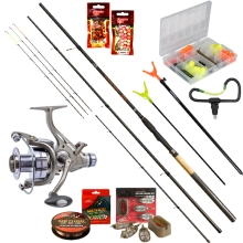 CARP EXPERT - Method feeder set Prut Starfish 3,9 m 80-150 g + Naviják Advancer Runner 6000