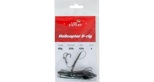 CARP EXPERT - Montáž Helicopter D-Rig vel. 4 80 g 1 ks