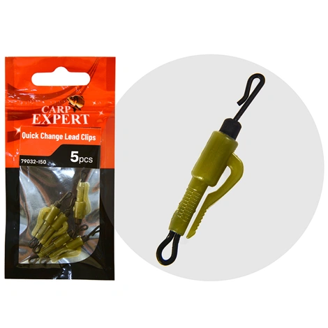 CARP EXPERT - Obratlík QC Lead Clips 5 ks