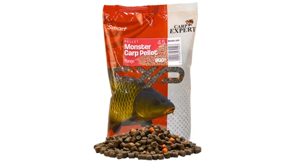 CARP EXPERT - Pelety Smart Monster Carp pellet 4,5 mm 800 g Mango
