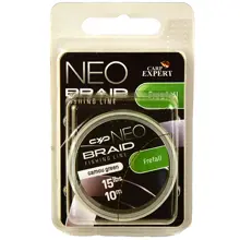 CARP EXPERT - Pletená návazcová šňůra Neo Frefall 25 lb 10 m Camou Green