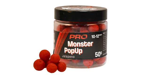 CARP EXPERT - Pop-Up Pro Monster 10-12 mm 50 g Jalapeno