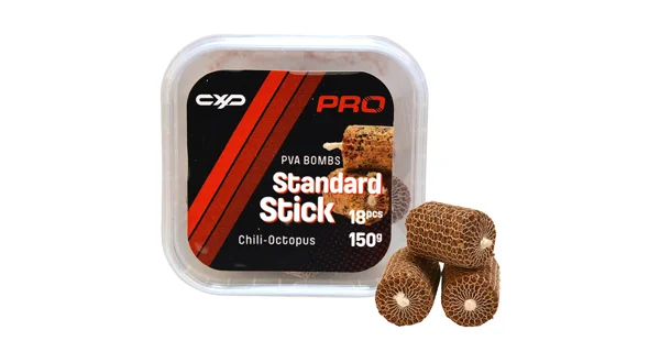 CARP EXPERT - Pro Bombs PVA Sticks Standard Chili Octopus 18 ks