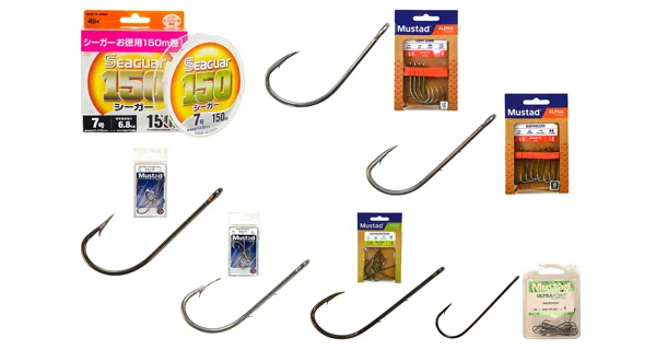CARP EXPERT - Sada háčků s japonských fluorocarbonem