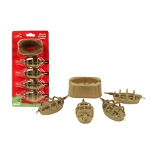 CARP EXPERT - Sada krmítek Smart Method Feeder Go Green 15 g 20 g 25 g 35 g 4 ks