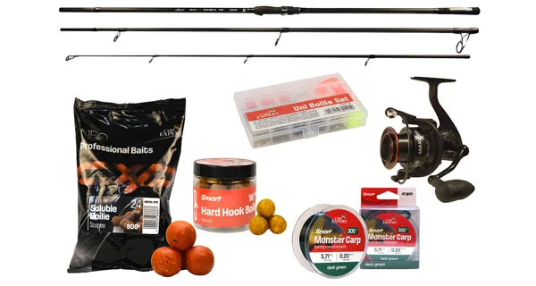 CARP EXPERT - Set Prut Max2 DT 3,9 m 3 lb + Naviják Max2 DT 6000 + Příslušenství