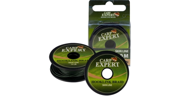 CARP EXPERT - Šňůra Skin Line Hnědá 15 lb 10 m