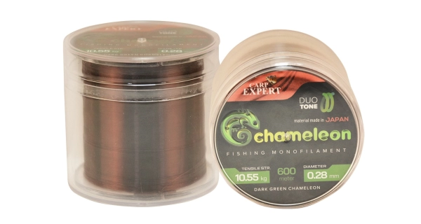 CARP EXPERT - Vlasec Chameleon Shiny Dark Green Monofil 0,20 mm 5,22 kg 600 m