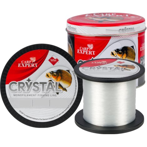 CARP EXPERT - Vlasec Crystal Transparentní 0,18 mm 4,25 kg 300 m