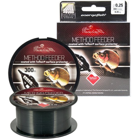 CARP EXPERT - Vlasec Method Feeder Teflon 300 m 0,18 mm 4,65 kg