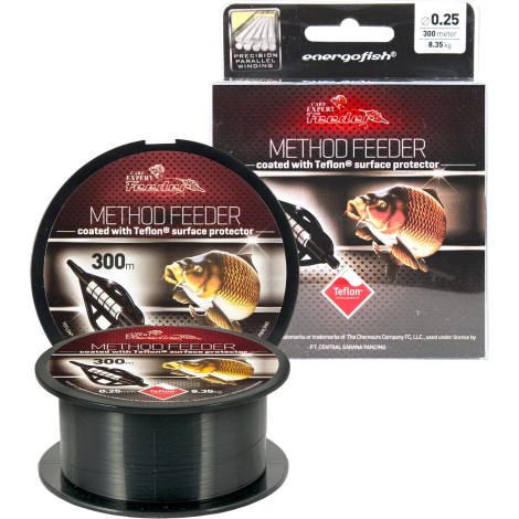 CARP EXPERT - Vlasec Method Feeder Teflon 300 m 0,22 mm 6,35 kg