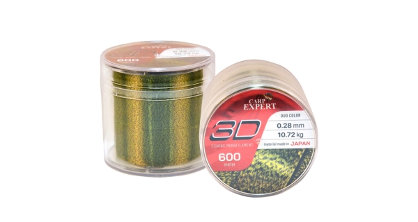 CARP EXPERT - Vlasec Monofil 3D 0,35 mm 15,11 kg 600 m