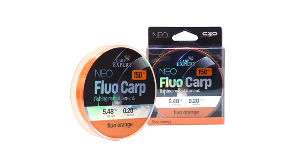 CARP EXPERT - Vlasec Neo Fluo Carp Orange 0,35 mm 14,62 kg 150 m