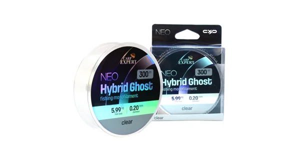 CARP EXPERT - Vlasec Neo Hybrid Ghost Monofil Clear 0,20 mm 5,99 kg 300 m