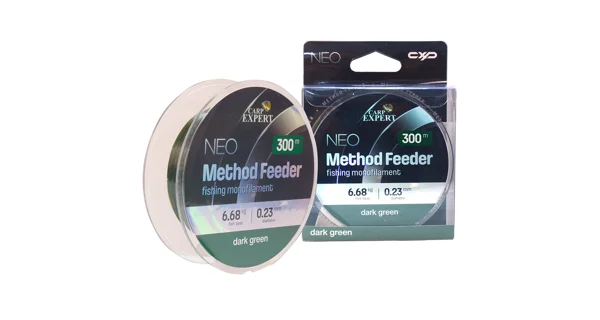 CARP EXPERT - Vlasec Neo Method Feeder Double Dark Green 0,25 mm 8,27 kg 300 m