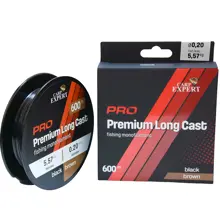 CARP EXPERT - Vlasec Pro Premium Long Cast Black Brown 0,35 mm 14,57 kg 600 m