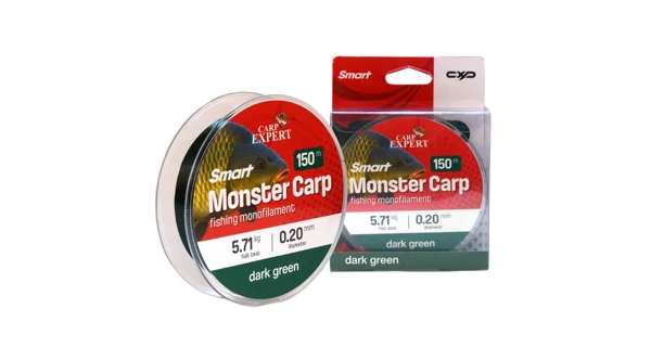 CARP EXPERT - Vlasec Smart Monster Carp Dark Green 0,30 mm 12,42 kg 150 m