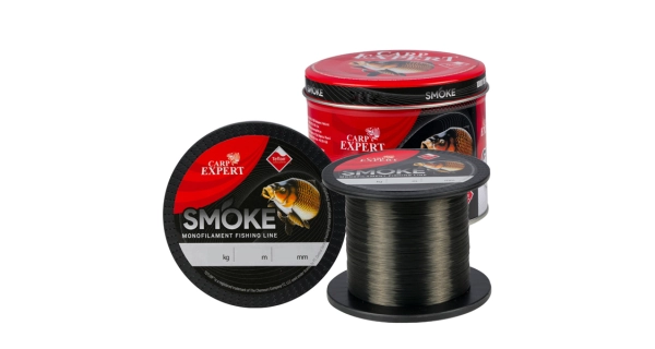 CARP EXPERT - Vlasec Smoke tmavě šedý 1000 m 0,25 mm 9,1 kg